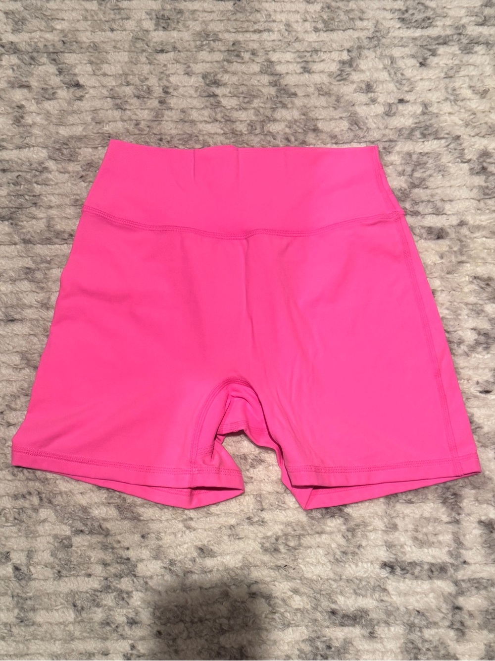 Buffbunny Hot Pink 4” Short Spandex Small